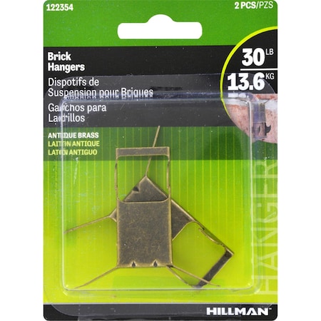 Brick Block Picture Hanger, 10PK